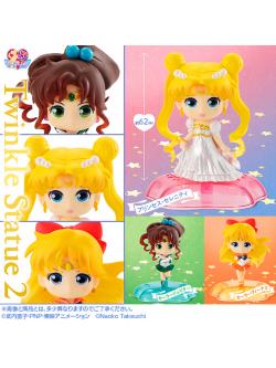 Sailor Moon Twinkle Statue 2 เป็นโมเดลแบบตั้งได้ น่ารักมาก สูง 7.5 ซม. มี 3 แบบให้เลือก