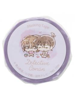 Detective Conan Masking Tape เทปตกแต่งจากญี่ปุ่น ลายโคนัน สีม่วง ขนาด 1.5 ซม. ยาว 10 ม.