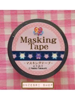 Sailor Moon 25th Anniversary Masking Tape เทปตกแต่งจากญี่ปุ่น ลายรวมแมวเซเลอร์ ขนาด 1.5 ซม. ยาว 10 ม.