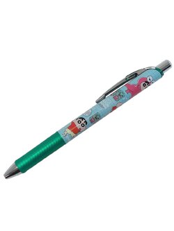 ปากกา Pentel Energel ลาย Crayon Shinchan สีเขียว หัว 0.5 หมึกสีดำ