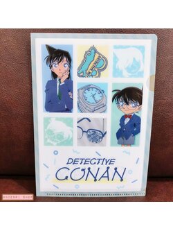 แฟ้มเล็กขนาด A5 ขนาด 14.5 x 20.5 ซม. Detective Conan Mini Clear File 4 ลาย Detective Conan สีขาว มาพร้อมซองกระดาษใส่ลายเฉพาะ ไม่มีวางจำหน่ายทั่วไปนะคะ ต้องกดตู้ที่ญี่ปุ่นมาค่ะ