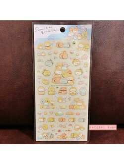 สติกเกอร์ Sumikko Gurashi - Dog Cosplay with Puppy แบบสีเขียว ขนาด 20 x 9.5 ซม.