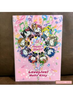 แฟ้ม A4 LoveLive ! x Hello Kitty (Limited) สีชมพู