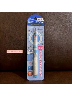 ดินสอกด Kurutoga ลาย Disney - Cinderella (Limited) สีขาว-ฟ้า หัว 0.5 แบรนด์นี้ขึ้นชื่อด้านมีระบบเหลาไส้เองในตัวดินสอ ทำให้เวลาเขียนเส้นจะคมชัดตลอด