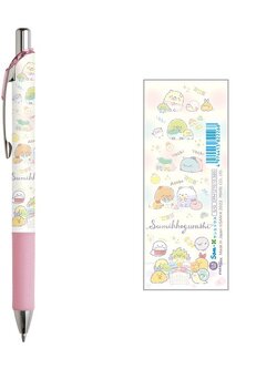 ดินสอกด Pentel Energel (Energize) ลาย Sumikko Gurashi - Sumikko Baby แท่งสีครีมชมพู