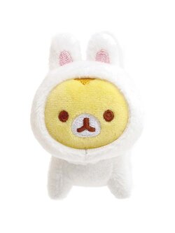 ตุ๊กตา Corocoro Coronya - Rabbit Costume ตัวเล็ก ไซส์ SS แบบกระต่ายชุดขาว ขนาด 7.5 x 5 x 9 ซม.