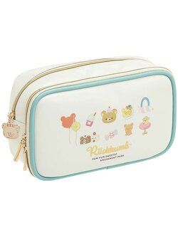 กระเป๋า Rilakkuma Yum Yum Sweets? Amusement Park Multi Pouch ขนาด 11 x 19 x 6.5 ซม.