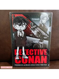 แฟ้ม A4 Detective Conan 20th Anniversary สีดำแดง