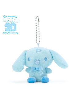 พวงกุญแจตุ๊กตา Cinnamoroll 20th Anniversary แบบ Milk (Sky Blue Candy) ขนาด 12 x 4.5 x 8 ซม.