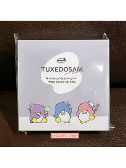 สมุดฉีกเล่มเล็ก Block Memo Tuxedo Sam Three Brothers สีม่วง ขนาด 7.4 x 7.4 x 1.8 ซม. มี 4 ลาย รวม 200 แผ่น