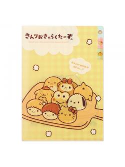 แฟ้ม A4 ลาย Sanrio Bread Series แยกใส่เอกสารได้ 3 ช่อง