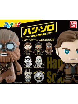โมเดล Colle Chara! Star Wars Han Solo Collection มาพร้อมแท่นตั้ง ขนาดสูง 4 ซม. มี 6 แบบให้เลือก