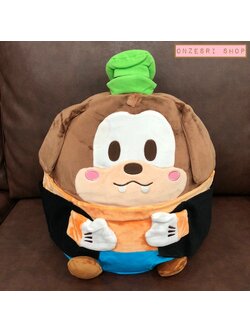 ตุ๊กตา Goofy จาก Disney Japan เป็นแบบนุ่ม ๆ กลม ๆ ตรงหน้ามีรอยพับหู (พอดีตอนเก็บเอาหูมาพับไว้นานตรงใกล้ตาขวา) เลยเป็นรอยที่หน้า แต่ตรงอื่นปกติ ขนาด 33 x 30 x 20 ซม.