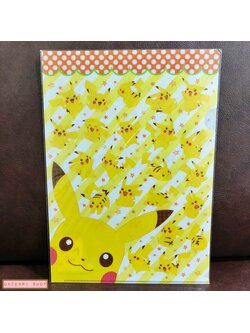 แฟ้ม A4 ลาย Pokemon Pikachu ลายพร้อย