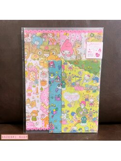 Set แฟ้มลายรวม Sanrio สีหวาน มี 3 แฟ้มในเซ็ต ขนาด A4, A5 และแบบซอง