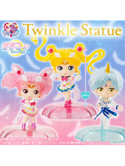Sailor Moon Eternal Twinkle Statue 2 เป็นโมเดลแบบตั้งได้ น่ารักมาก สูงประมาณ 6 ซม. มี 3 แบบให้เลือก