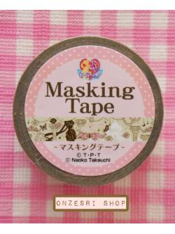 Sailor Moon 25th Anniversary Masking Tape เทปตกแต่งจากญี่ปุ่น ลายเงาเซเลอร์ ขนาด 1.5 ซม. ยาว 10 ม.