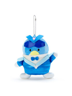 พวงกุญแจตุ๊กตา Sanrio Hapidanbui Hero Collection แบบ Tuxedo Sam ขนาด 12 x 9 x 11 ซม.