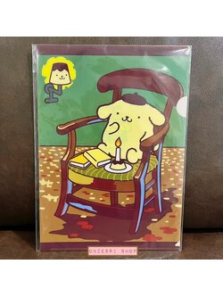 เซ็ตแฟ้ม A4 Pompompurin Van Gogh and Gauguin: Reality and Imagination (Limited) เป็นแบบลิมิเต็ดเฉพาะงานนิทรรศการศิลปะที่ญี่ปุ่น มี 2 แฟ้มในเซ็ต