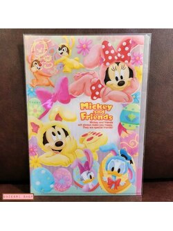 แฟ้ม A4 ลาย Disney Pop'n Eggs Series แยกใส่เอกสารได้ 5 ช่อง