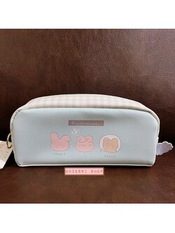 กระเป๋า หมีกระต่าย Kumausa Pen Case จาก San-X Japan แบบยาว ใส่เครื่องเขียนได้ ขนาด 7.5 x 18 x 6 ซม.