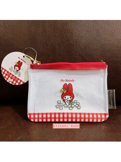 กระเป๋า Sanrio Characters Retro Collection Flat Pouch แบบ My Melody ทำจาก PVC ขนาด 9 x 12.5 x 0.5 ซม.