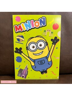 แฟ้ม A4 USJ ลาย Minion มีขายเฉพาะที่ Universal Studios Japan เท่านั้น