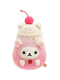 ตุ๊กตา Rilakkuma Retro Sweets Series (Limited) แบบ Korilakkuma Ichigo Milk ขนาด 18 x 12 x 12 ซม.