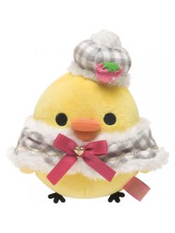 ตุ๊กตา Kiiroitori Strawberry in Paris ขนาด 17 x 15 x 11 ซม.