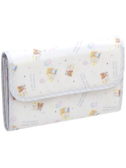 กระเป๋า Rilakkuma's House Party Multi Case เป็นที่ใส่บัตร ใส่เอกสาร ใส่ของเล็กน้อย ขนาด 21 x 14 x 4 ซม.