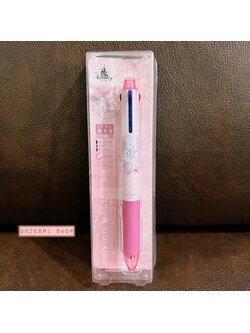 ปากกาลบได้ Pilot Frixion Ball 3 Slim หมึกมี 3 สี น้ำเงิน แดง ดำ หัว 0.5 ลาย Mickey & Minnie Sakura สีชมพู มีขายเฉพาะที่ Disney Store Japan เท่านั้น