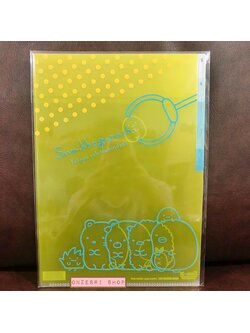 แฟ้ม A4 Sumikko Gurashi สีเหลือง แยกใส่เอกสารได้ 5 ช่อง