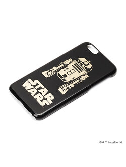 Case iPhone 6/6s From Japan ลาย Star Wars R2-D2 สีดำ ตรงลายเป็นสีทอง เป็นเคสแข็งแบบ Polycarbonate Case