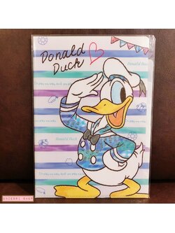 แฟ้ม A4 แยกใส่เอกสารได้ 5 ช่อง ลาย Donald Duck (Colorful)