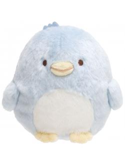 ตุ๊กตา Sumikko Gurashi ขนยาว แบบเพนกวิน (Penguin) สีฟ้า ขนาด 10.5 x 10.5 x 8 ซม.
