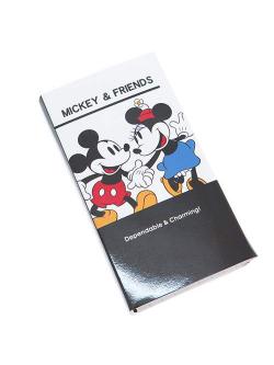 Slim Book Marker จาก Disney Japan แบบ Mickey & Friends ใช้คั่นหน้าหรือแปะเขียนข้อความได้ มีกาวด้านหลัง ขนาดเล่มเมื่อกางออก 21.5 x 9.3 ซม. มี 12 ลายด้านใน รวม 180 แผ่น