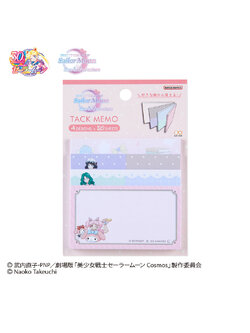 Tack Memo กระดาษโน้ตฉีก Pretty Soldier Sailor Moon x Sanrio Characters ขนาด 8.5 x 11.5 x 0.8 ซม. มี 4 ลาย รวม 80 แผ่น แบบสีชมพู