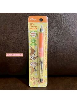 ดินสอกดเขย่าไส้ Dr.Grip ลาย Chip and Dale Little Brothers สีเหลืองส้ม หัว 0.5