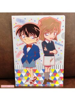 แฟ้มเล็กขนาด A5 ขนาด 14.5 x 20.5 ซม. Detective Conan Mini Clear File 4 ลาย Conan & Haibara (Colorful) มาพร้อมซองกระดาษใส่ลายเฉพาะ ไม่มีวางจำหน่ายทั่วไปนะคะ ต้องกดตู้ที่ญี่ปุ่นมาค่ะ