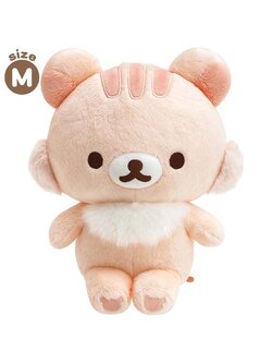 ตุ๊กตา Rilakkuma - Chairoikoguma and Doll ไซส์ M แบบ Sakura no Korisu (กระรอกซากุระ) ขนาด 22.5 x 16 x 21 ซม.