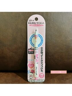 ดินสอกด Kurutoga ลาย Baby Chulip สีชมพู จาก Mind Wave Japan แบรนด์นี้ขึ้นชื่อด้านมีระบบเหลาไส้เองในตัวดินสอ ทำให้เวลาเขียนเส้นจะคมชัดตลอด