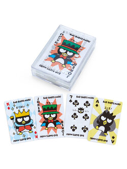 กล่องกระดาษโน้ต Forever Sanrio ลาย Badtz Maru ทำเป็นแบบกล่องไพ่ มีกระดาษ 4 ลาย รวม 140 แผ่น ขนาด 6.4 x 9.5 x 2.5 ซม.