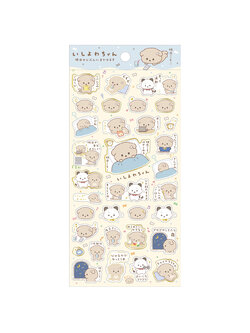สติกเกอร์ Made in San-X Sticker แบบ Ishiyowa-chan น้องหมาแห่งวันพรุ่งนี้ ขนาด 20 x 9.5 ซม.