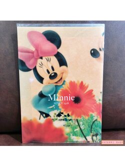 แฟ้ม A4 Disney Neo Japanese Series ลาย Minnie ด้านในเป็น pocket ใส่เอกสารได้สองด้านซ้ายขวา
