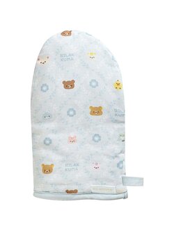 ถุงมือจับของร้อน San-X Mittens ลาย Rilakkuma Everyone's Fully Filled ขนาด 26 x 14 x 4 ซม. ทำจาก cotton