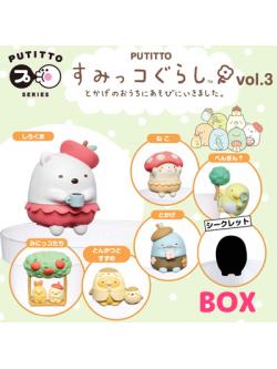 ตัวเกาะแก้ว PUTITTO Sumikko Gurashi Vol.3 ตัวใหญ่ เกาะแล้วน่ารัก มี 3 แบบให้เลือก