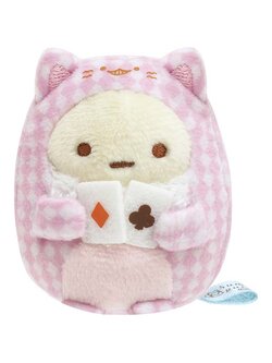 ตุ๊กตาตัวเล็ก Sumikko Gurashi - Sumikko in Wonderland ไซส์ ss แบบ Tapioca เป็น Cheshire Cat ขนาด 5.5 x 4.5 x 4.5 ซม.