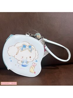 กระเป๋าใส่บัตร/ใส่เหรียญ Sanrio Fragrance is the Feeling of Love Pouch แบบ Cogimyun มีสายคล้องมือ ขนาด 12 x 13 ซม.
