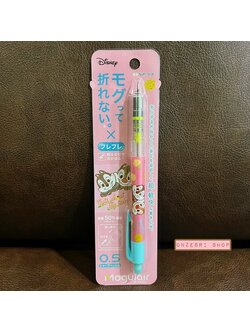 ดินสอกด Mogulair ลาย Chip & Dale สีชมพูฟ้า จุดเด่นคือไส้ไม่หัก