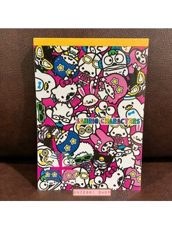 สมุดฉีกขนาด A6 ลายรวม Sanrio หนวด (I love Hige) ขนาด 10.5 x 14.8 ซม. มี 4 ลาย รวม 100 แผ่น
